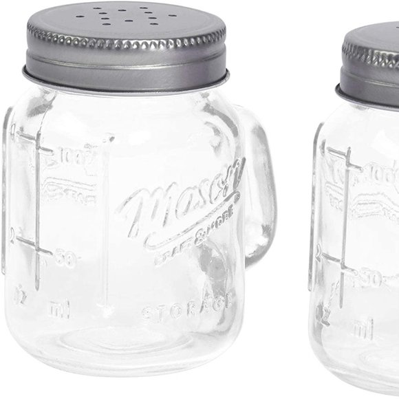 Mason Craft & More 2 Piece Salt & Pepper Shakers - Picture 1 of 6